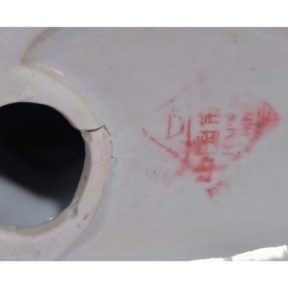 2-Vintage Porcelain Figurines Blue & White Boy w/Dog & Girl w/Cat Collectible - Picture 9 of 9